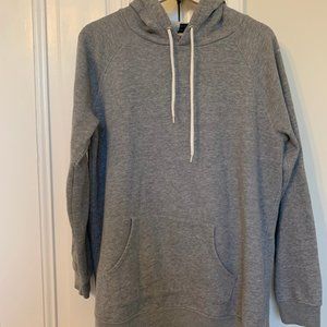 Oversized Gray Forever 21 Hoodie